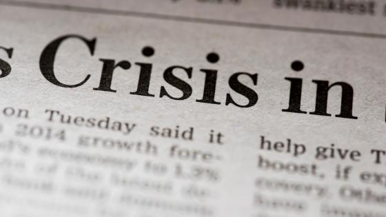 Crisis headline