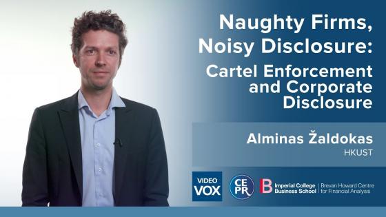 Naughty firms, noisy disclosure: Cartel enforcement and corporate disclosure