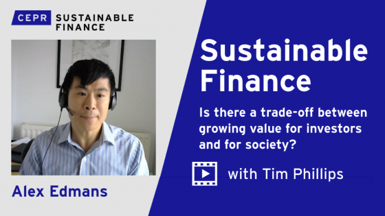 Sustainable Finance. Is there a trade-off between growing value for investors and for society?