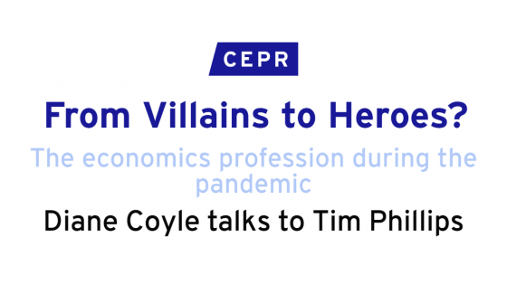 From villains to heroes? The economics profession during the pandemic
