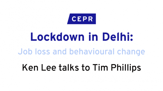 Lockdown in Delhi: Job loss and behavioural change