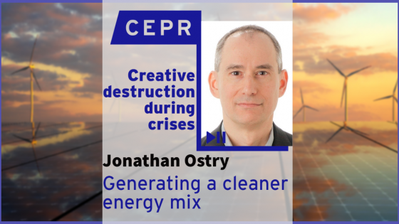 Creative destruction during crises. Generating a cleaner energy mix