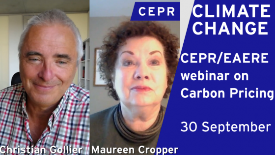 Climate Change RPN. CEPR/EAERE webinar on Carbon Pricing 30 September 2021