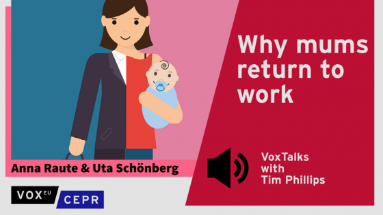 Why mums return to work