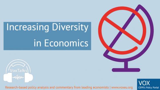 Increasing diversity in economics