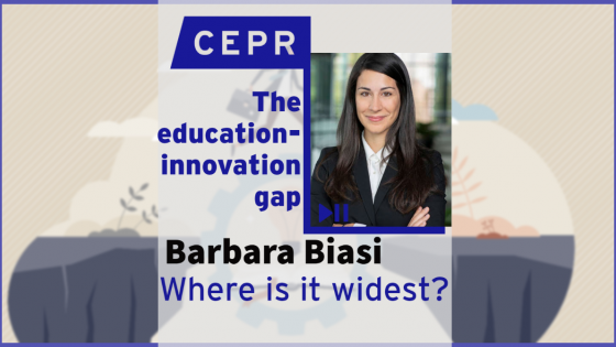 The education-innovation gap.