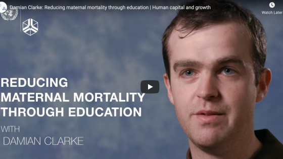 Reducing maternal mortality through education