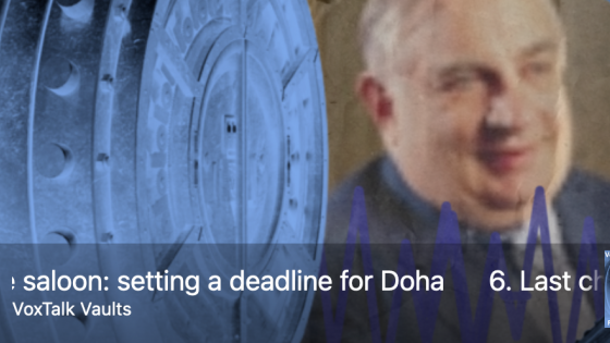 Last chance saloon: setting a deadline for Doha