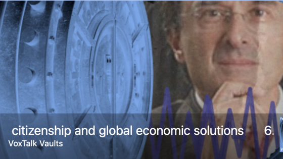 Global citizenship and global economic solutions