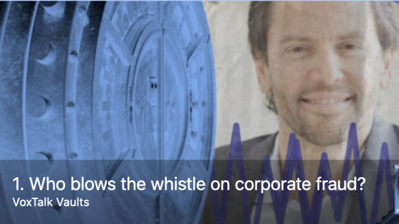 Who blows the whistle on corporate fraud?
