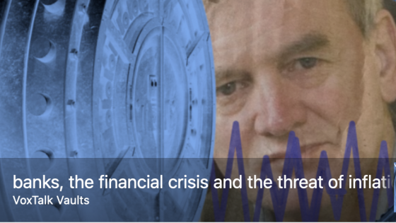 Central banks, the financial crisis and the threat of inflation