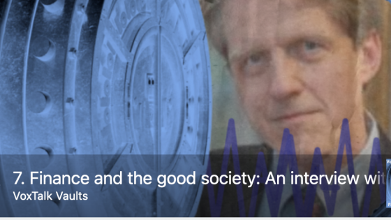 Finance and the good society: An interview with Nobel laureate Robert Shiller
