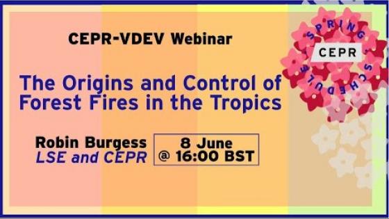 CEPR-VDEV - The Origins and Control of Forest Fires in the Tropics - Title card