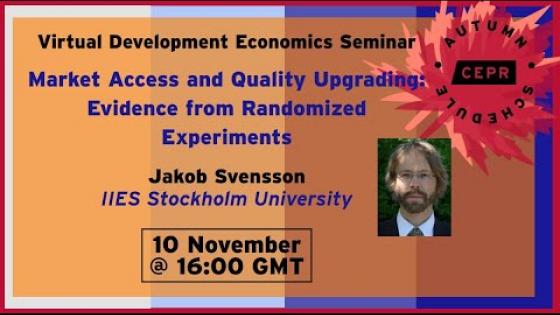 CEPR-VDEV - Market Access and Quality Upgrading- Evidence from Randomized Experiments