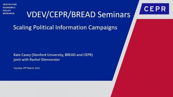 VDEV-CEPR-BREAD - Scaling Political Information Campaigns - Title Card