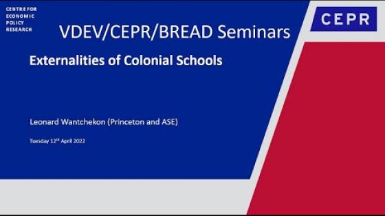 VDEV-CEPR-BREAD - Externalities of Colonial Schools - Title Card 