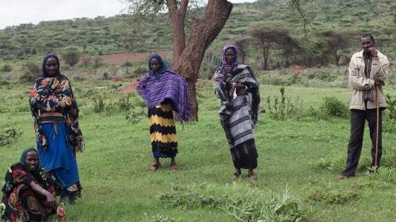 A pastoralist family in Borana