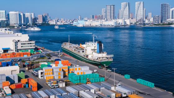Tokyo shipping port