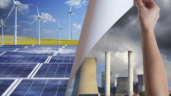 Replacing coal with renewables