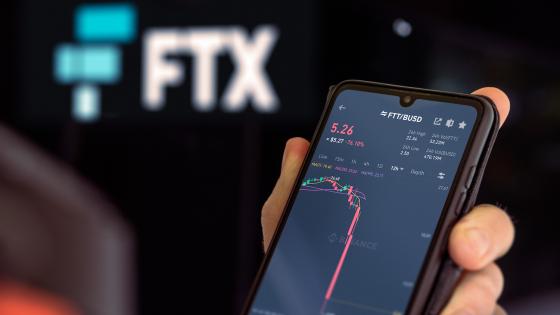 FTX crash on mobile phone