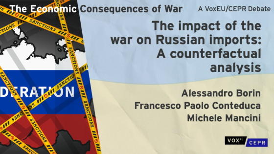 Banner for Vox debate on consequences of the war