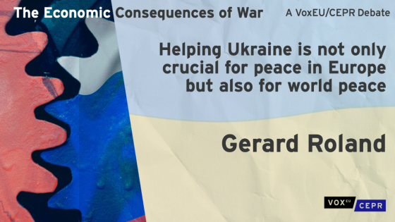 Banner for Vox debate on consequences of war