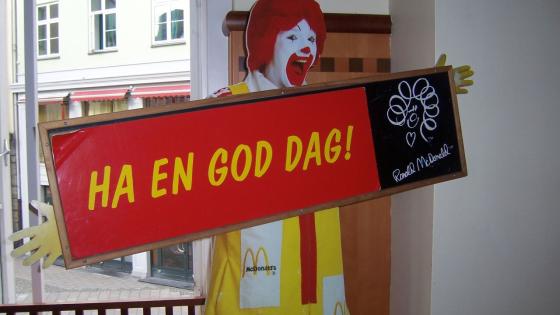 Ronald McDonald model in Norway