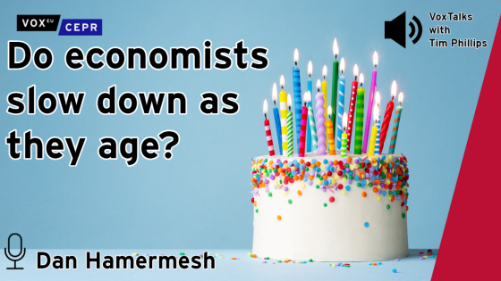 Economists growing old
