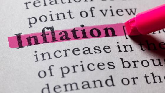 'Inflation' highlighted in text