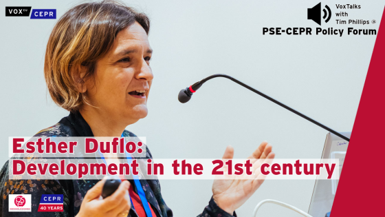 Esther Duflo CEPR PSE Policy Forum