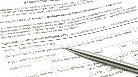 Medicaid application