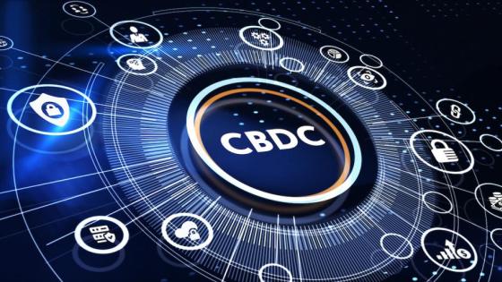 A digital graphic concept of CBDC