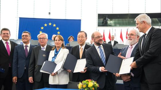 Signature ceremony Paris Agreement