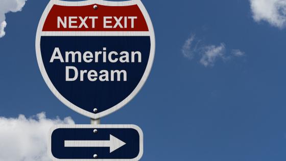 American Dream road sign