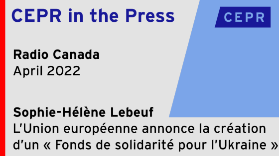 Press Mention Radio Canada April 2022