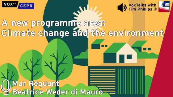 A new programme area: Climate change and the environment