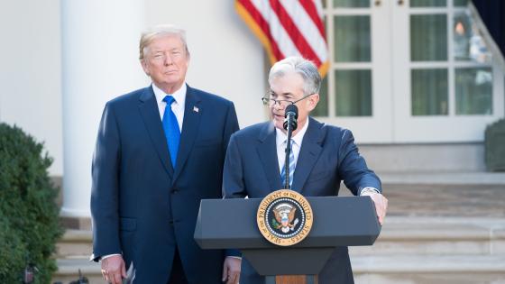 Donald J. Trump announcing the nomination of Jerome Powell as Chairman of the Board of Governors of the Federal Reserve System