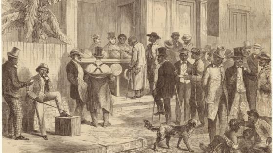 Freedmen voting in New Orleans, 1867