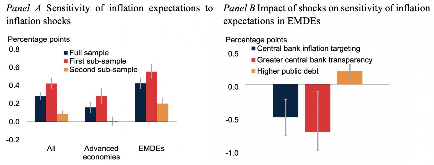 Anchoring inflation expectations in emerging and developing economies ...