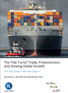 GTA 18: The Tide Turns? Trade, Protectionism, and Slowing Global Growth