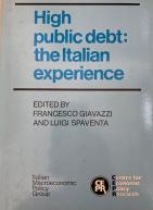 High Public Debt: The Italian Experience