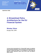 Streamlined Policy Architecture for the EU Financial System - Cover image